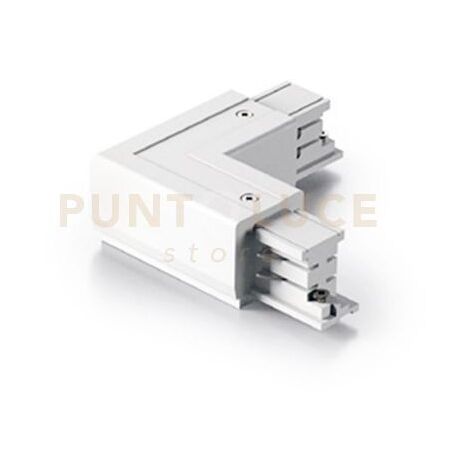 GBIC19- GIUNTO A "L" CONNETTORE SINISTRO ELETTRICO-MECCANICO 220-240V PER SISTEMA BINARIO BIANCO