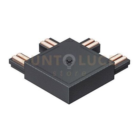 GBIGA1- MODULO CONNESSIONE ELETTRICA 2 BINARI PER ART. "GBIN30 " COLORE NERO SOFFITTO/SOFFITTO PARETE/PARETE