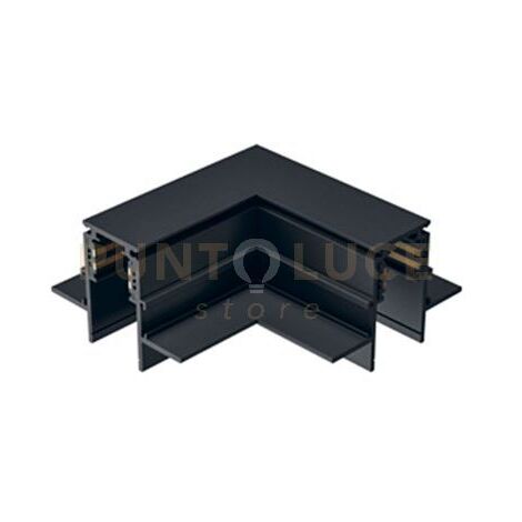 GBIGIN1- ANGOLO MECCANICO 90° SOFFITTO/SOFFITTO SISTEMA BINARIO INCASSO COLORE NERO