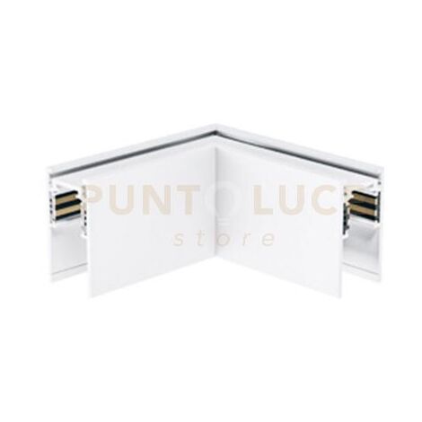 GBIGSB1- ANGOLO 90° SOFFITTO/SOFFITTO SISTEMA BINARIO MODULARE DA SUPERFICIE BIANCO