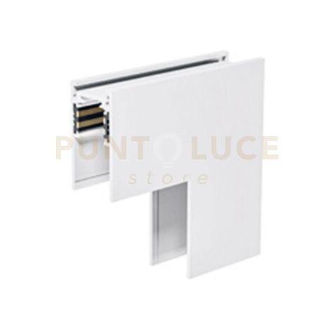 GBIGSB2- ANGOLO 90° PARETE/SOFFITTO PER BINARIO MODULARE SUPERFICIE BIANCO