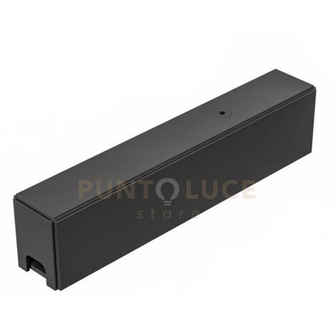 GBISC1- ROSONE A SOFFITTO CONNESSIONE ELETTRICA BINARIO "GBIN30" COLORE NERO