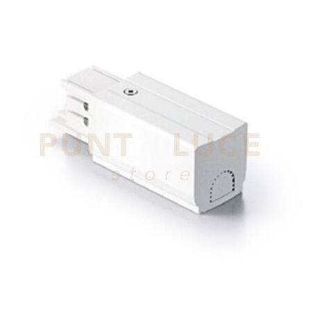 GBIT05- TESTATA ALIMENTAZIONE BINARIO CONNETTORE SINISTRO COLORE BIANCO  220-240V