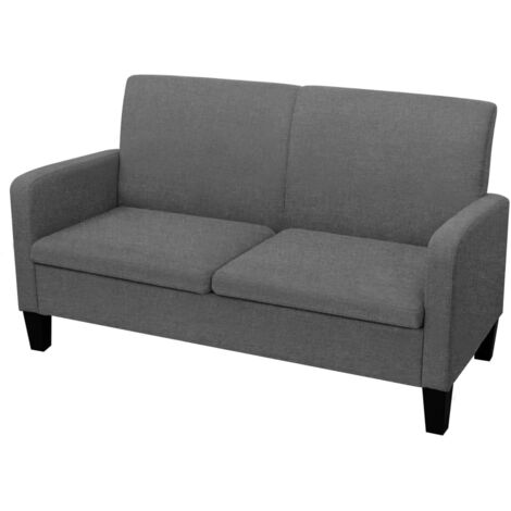GBLY 2-Sitzersofa 135 x 65 x76 cm Dunkelgrau