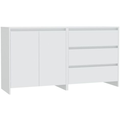 GBLY 2-tlg. Sideboard Weiß Holzwerkstoff