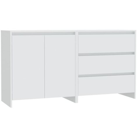 GBLY 2-tlg. Sideboard Weiß Holzwerkstoff