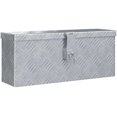 GBLY Aluminiumkiste 48,5 x 14 x 20 cm Silbern