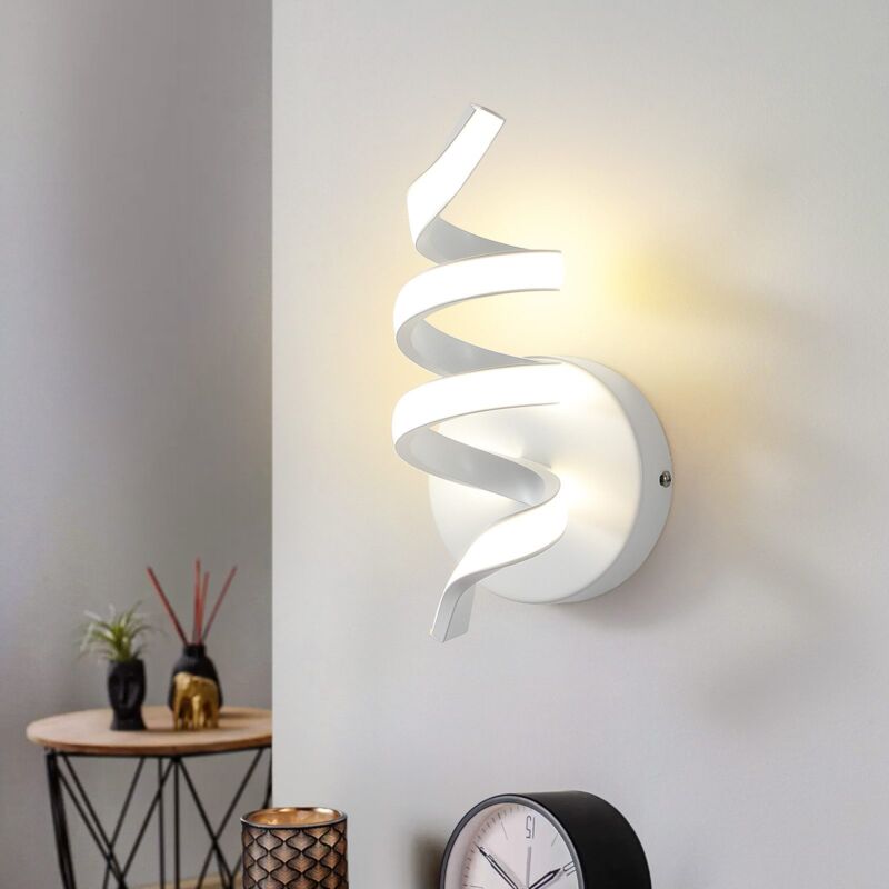 Gbly - Applique Murale led d'intérieur : Escalier Salon Chambre Couloir Design Moderne Applique Murale 7W Appliques Murales Blanches Salle de Bain