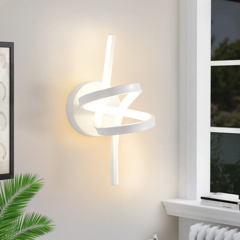 Gbly - Applique Murale led Intérieure: Applique Murale pour Escalier Couloir Salon Chambre Salle de Bain 7W Design Moderne Appliques Murales Blanches