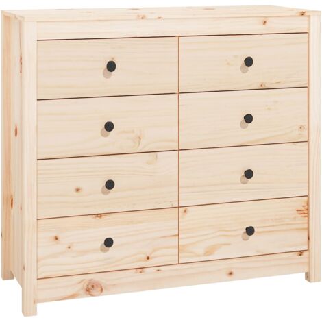 GBLY Beistellschrank 100x40x90 cm Massivholz Kiefer