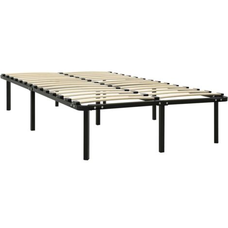 GBLY Bett Schwarz Metall 120x200 cm