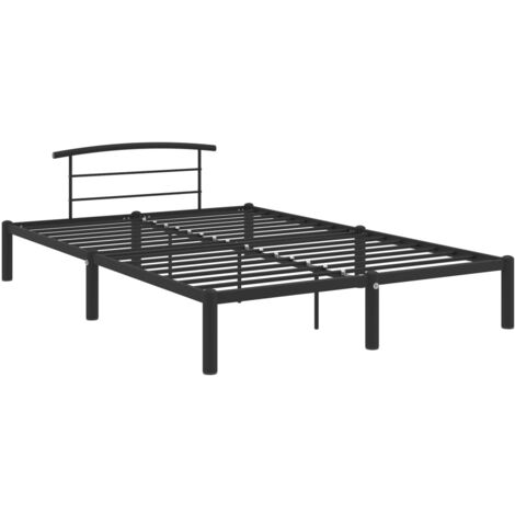 GBLY Bettgestell Schwarz Metall 120x200 cm