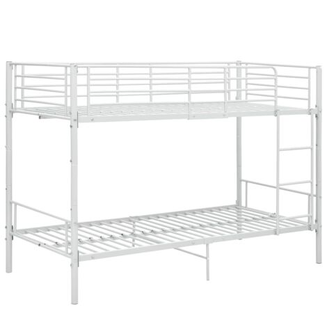 GBLY Etagenbett Weiß Metall 90×200 cm