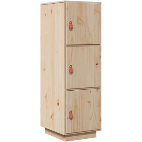 GBLY Highboard 34x40x108,5 cm Massivholz Kiefer