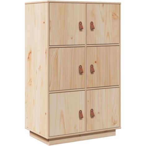 GBLY Highboard 67x40x108,5 cm Massivholz Kiefer