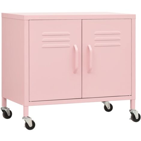 GBLY Lagerschrank Rosa 60x35x56 cm Stahl