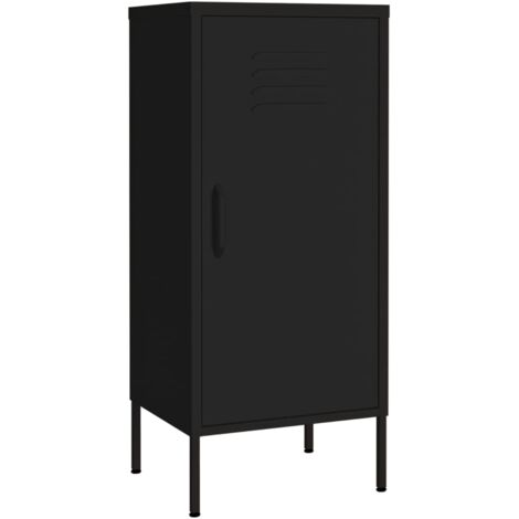 GBLY Lagerschrank Schwarz 42,5x35x101,5 cm Stahl