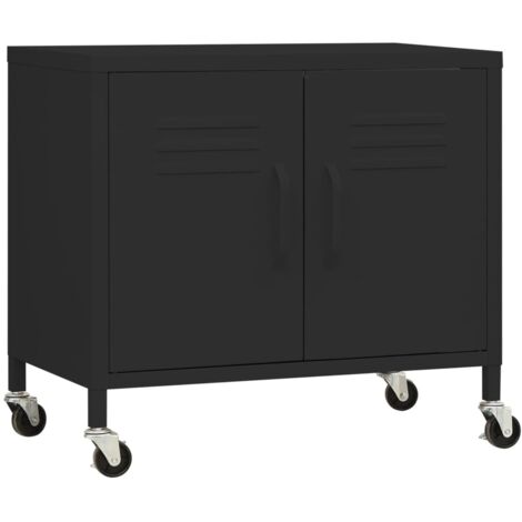 GBLY Lagerschrank Schwarz 60x35x56 cm Stahl