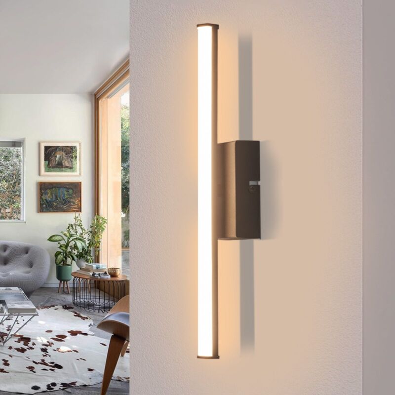 Gbly - Lámpara de techo para salón y dormitorio: Lámpara de dormitorio moderna de color negro de 6W, lámpara de salón de 3000K, lámpara para cocina