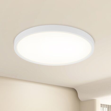 GBLY Plafonnier LED plat - Diamètre 18 cm - Plafonnier 15 W - ronde ,blanc ,4000 K - Éclairage de plafond moderne pour cuisine, couloir, chambre à coucher