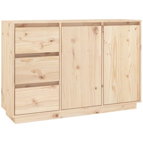 GBLY Sideboard 111x34x75 cm Massivholz Kiefer