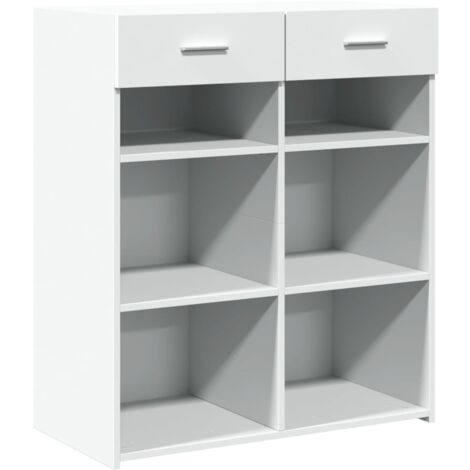 GBLY Sideboard Weiß 80x42,5x93 cm Holzwerkstoff