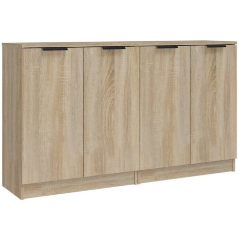 GBLY Sideboards 2 Stk. Sonoma Eiche 60x30x70 cm Holzwerkstoff
