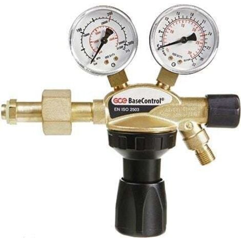 Flaschendruckminderer BaseControl Argon/CO 200bar m.Ventil 24l/min GCE RHÖNA