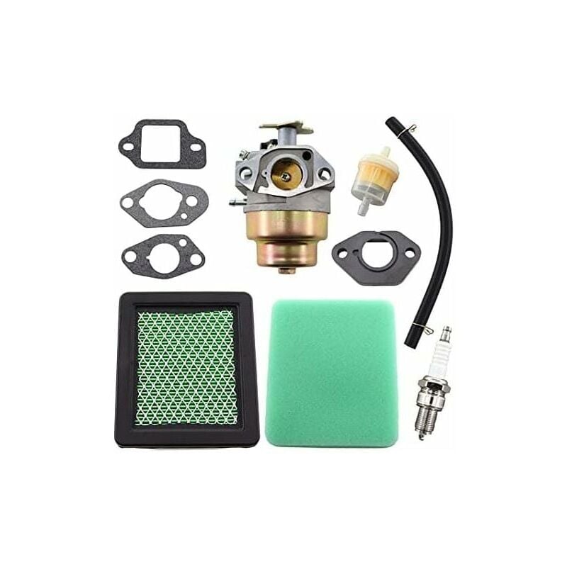 Debuns - gcv 190 Carburateur avec Bougie D'allumage Ligne de Carburant pour Honda GCV190 GCv160 Moteur Convient pour tondeuse à gazon 16100-z0y-m42..