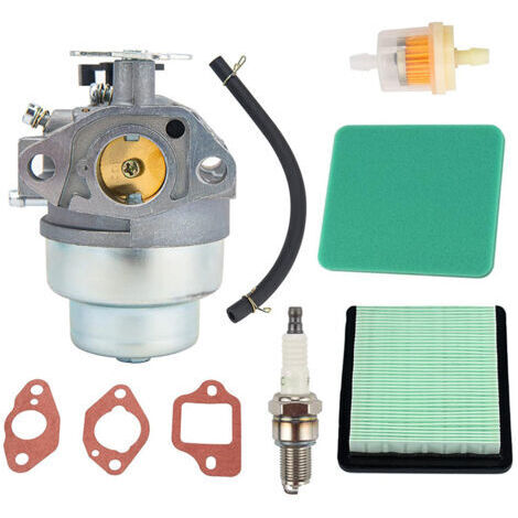 GCV160 Carburateur Tondeuse à Gazon, Carburateur avec Filtre à Air Bougie d'Allumage pour Moteur GCV160 HRB216 HRR216 HRS216 HRT216 HRZ216