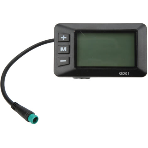 GD01 LCD-Display für 36V/48V Elektrofahrräder, wasserdichter 5-poliger Stecker, kompatibel mit 22,2mm Lenkern