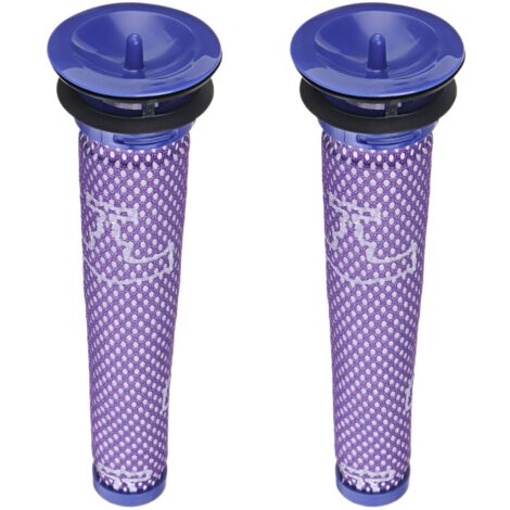 GDE - Juego de 2 filtros lavables compatibles con DYSON DC58 DC59 DC61 DC62 V6 V8 para Aspiradora 96566101