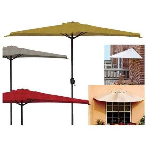 FRASCHETTI GDLC Ombrellone Mezzaluna - Ecru - 300x150 cm
