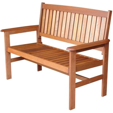 DEFIBRICO GDLC Panchina in Legno balau Impression Royal Dimensioni cm.: 121x63xH89