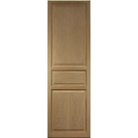 Gdmenuiseries – Porte coulissante en chêne H200 x L63 cm – Épaisseur 25 mm – Panneaux MDF – Rail non inclus – Optimise l'espace intérieur
