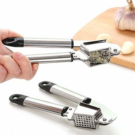 GDRHVFD Intérieur Inox Ail Presse Livre L'Ail Ail Ail À La Main, Hacher Les Gadgets De Cuisine Ail Artefact Pelée
