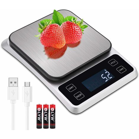 Food Scale Digital Weight Grams and oz, 22lb Kitchen Scale for Cooking  Baking, 1g/0.1oz Precise Graduation, Sleek Tempered Glass - AliExpress