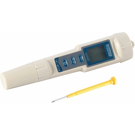GDRHVFD Medidor de pH, medidor de pH digital portátil de alta precisión, medidor de calidad del agua 3 en 1 Ph/Ec/Temp