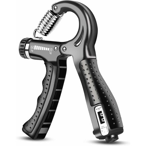 GDRHVFD Muscleur De Main Avec Comptage, 10-60 Kg Réglable Exerciseur Des Doigts, Musculation Avant Bras, Pince À Main, Appareils De Renforcement Musculaire