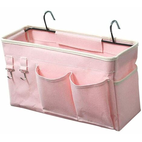 GDRHVFD Para colgar en cabecero, literas, dormitorios, libros, teléfono, revistero - rosa claro
