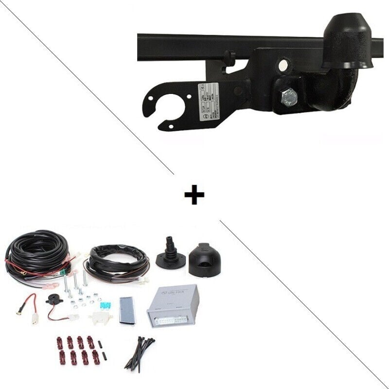 Attelage Iveco Daily 35C / 40C / 50C (Plateau 07/14-) Standard + faisceau universel 7 broches + boitier électronique