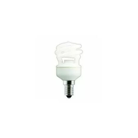 Ge lighting 72711 Ampoule spirale 8W 42W E14 2700K Blanc chaud