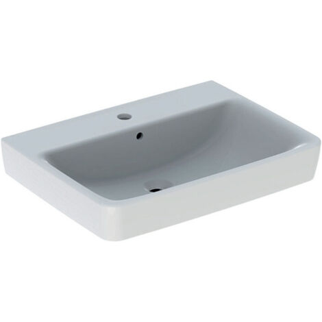 GE Renova Plan Lavabo, 65x48cm con foro, con riempimento, bianco