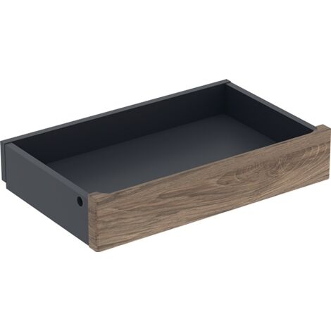 GE Tiroir intérieur avec façade pour Renova Plan US pour lavabo, largeur 55 cm, année 2021, bois de noyer