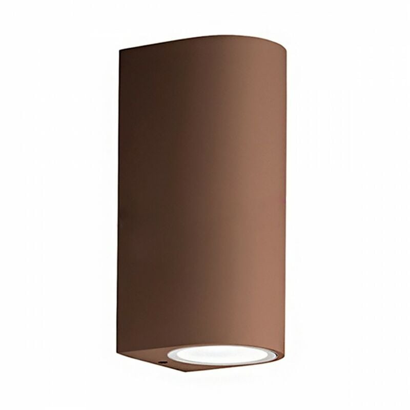 Gea led extérieur gea led vejo b ges905 gu10 led ip44 applique murale cylindre aluminium classique bi-émission