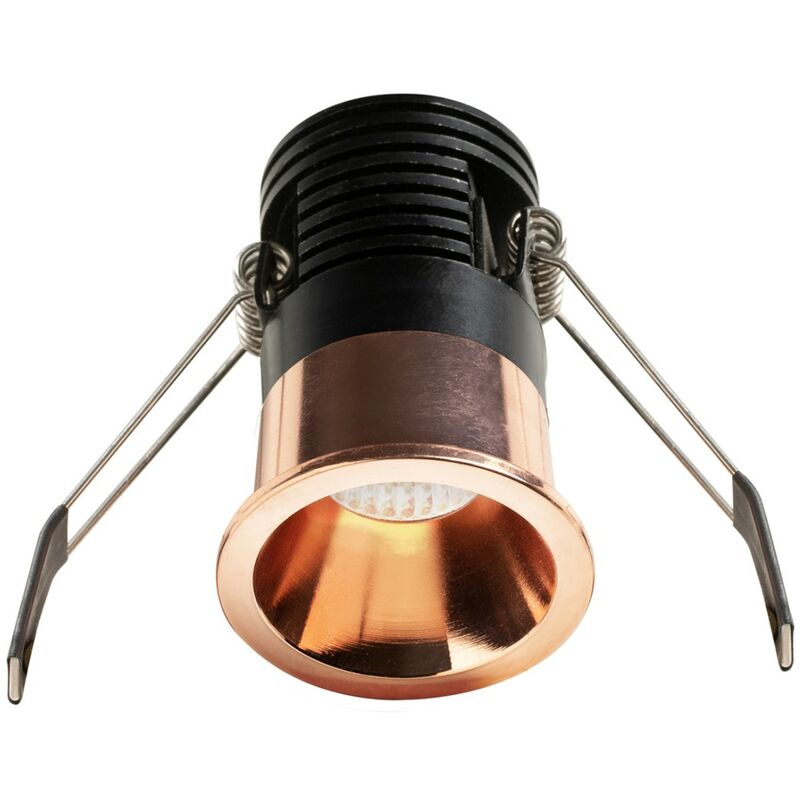 G.e.a.luce - Gea led gfa1112c spot encastrable aluminium rose led 3000k 400lm spot led intégré rond moderne