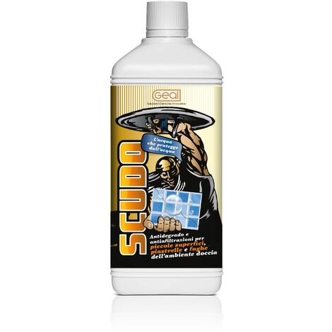 GEAL SCUDO. Idrorepellente Anti Infiltrazioni Base Acqua. Elimina Infiltrazioni per Terrazze, Pavimenti e Rivestimenti. 250 ML
