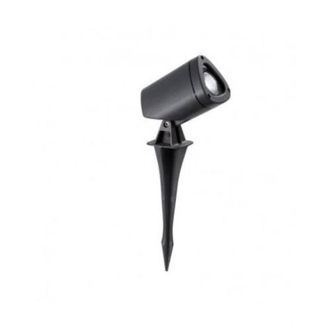 G.e.a.luce proiettore faretto da esterno ip65 alluminio antracite lampadina esclusa gu10 ges742