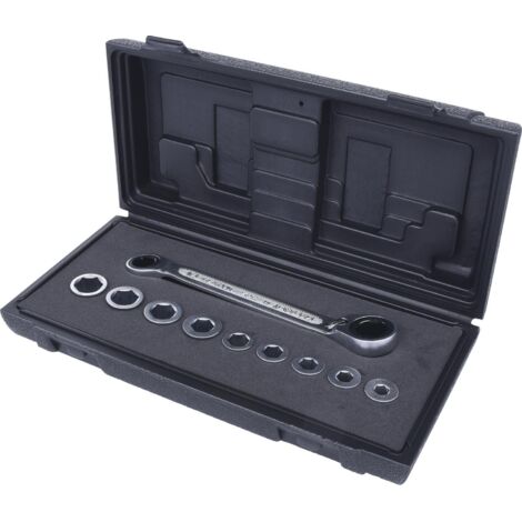 GEARplus Juego de llave doble 10 pzs, conmutable
