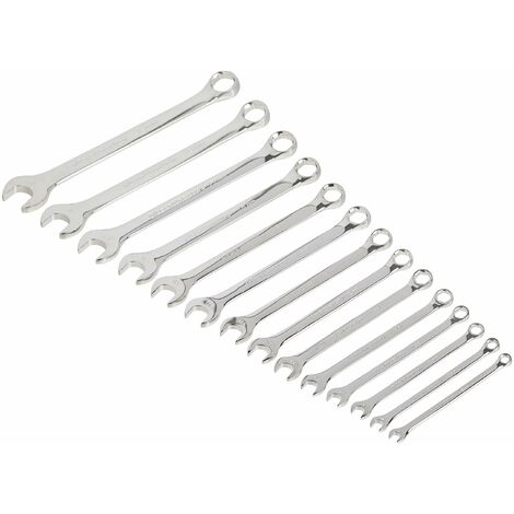 GearWrench 81925 Set di Chiavi Combinate 6 Punti, Metriche, 14 Pezzi